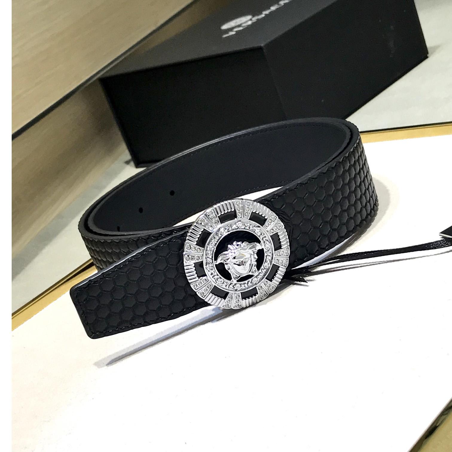 Versace Medusa Leathre Belt    39mm - EUR FASHION