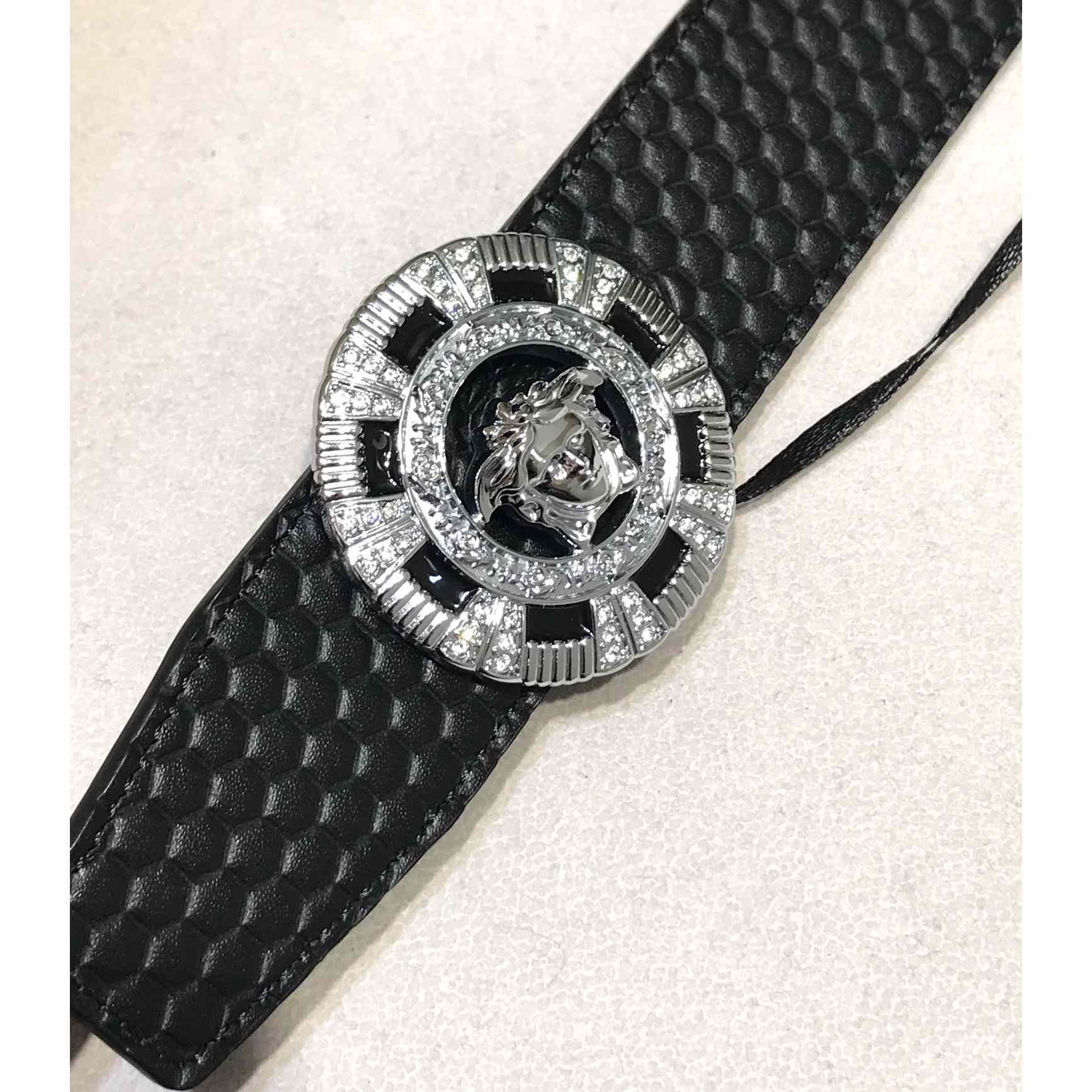 Versace Medusa Leathre Belt    39mm - EUR FASHION