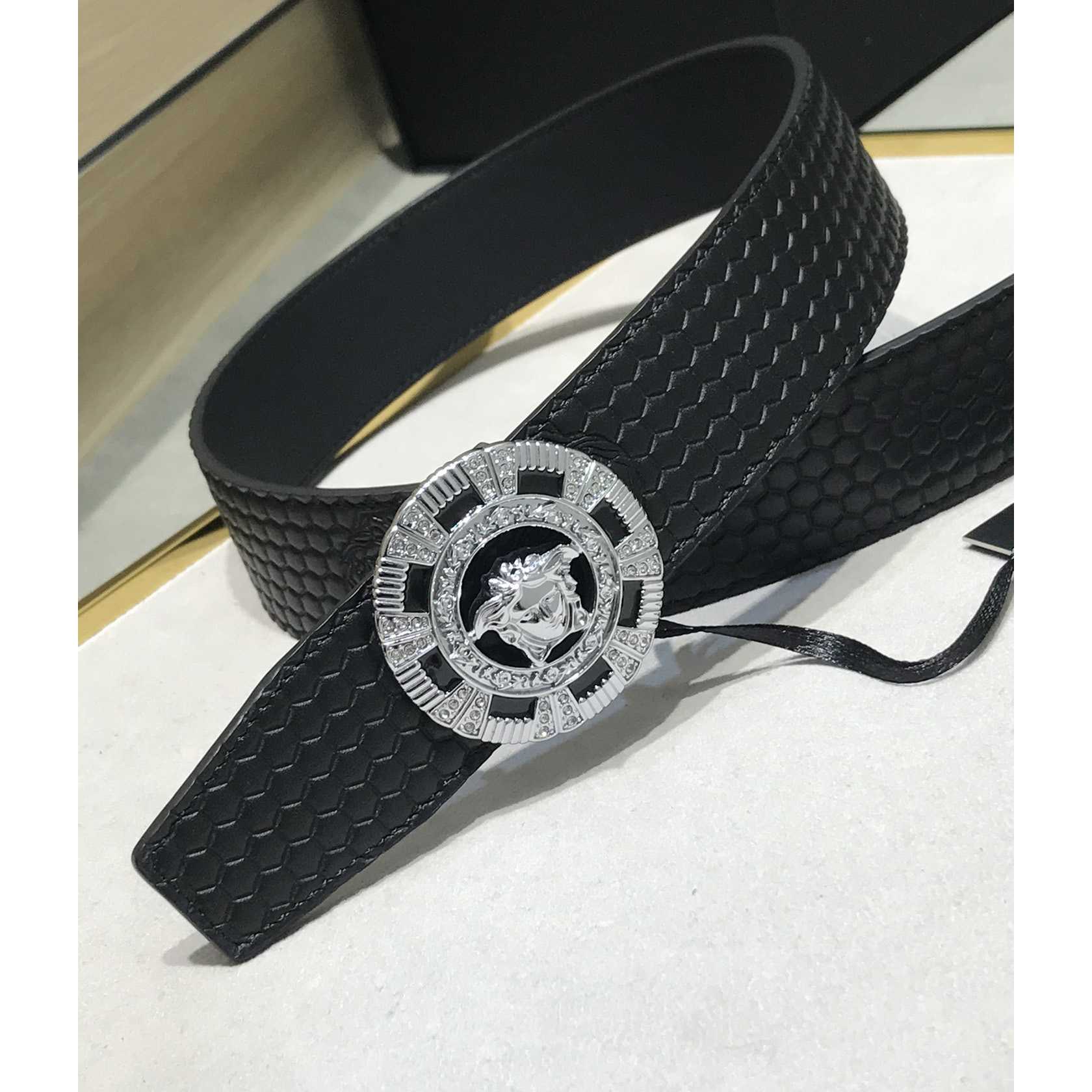 Versace Medusa Leathre Belt    39mm - EUR FASHION