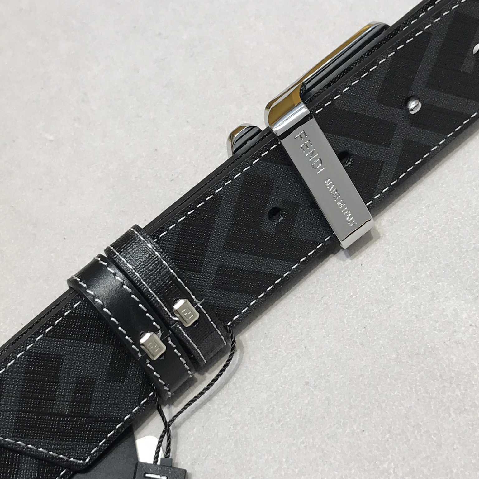 Fendi Black Leather Belt - EUR FASHION