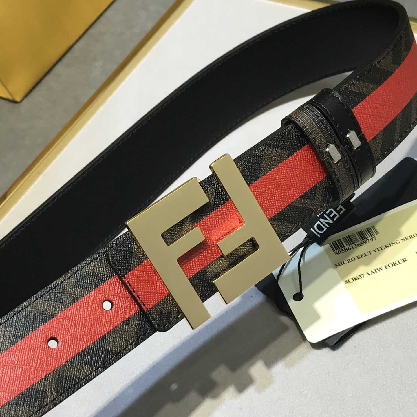 Black Reversible Leather Belt - EUR FASHION