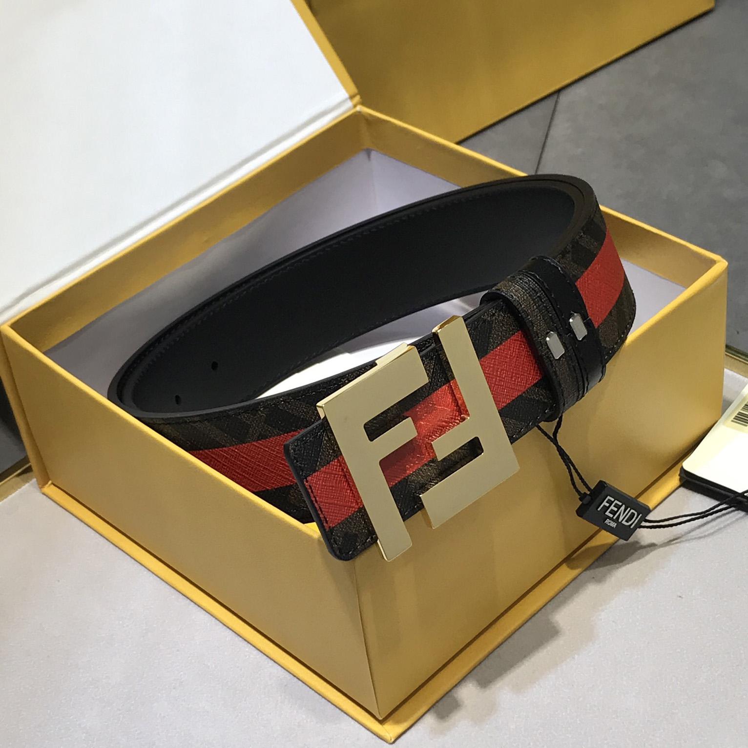 Black Reversible Leather Belt - EUR FASHION