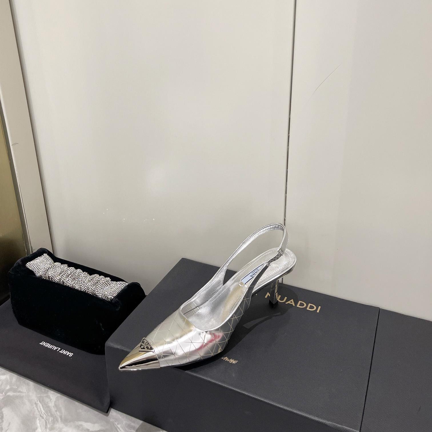 Prada 75mm Slingback Pump - EUR FASHION