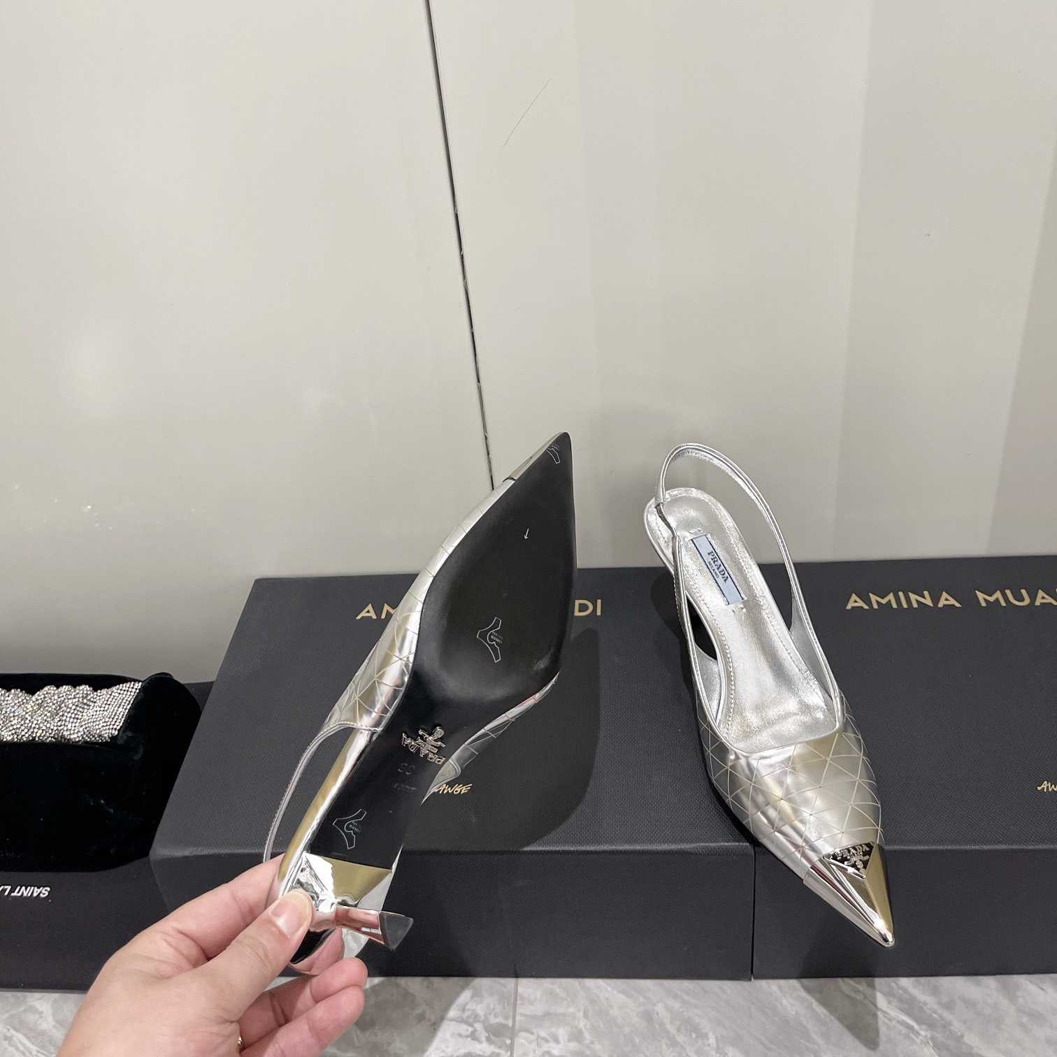 Prada 75mm Slingback Pump - EUR FASHION