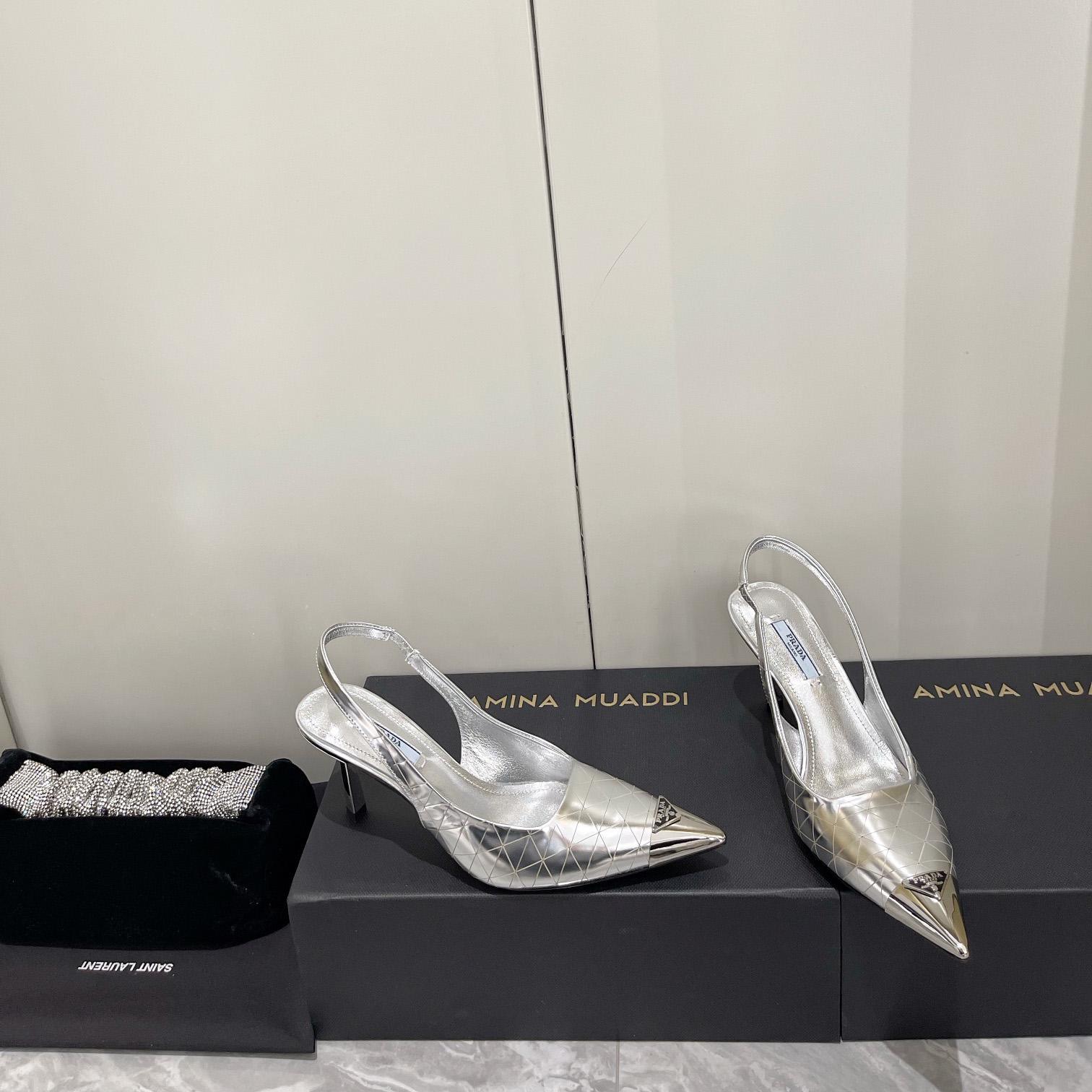 Prada 75mm Slingback Pump - EUR FASHION