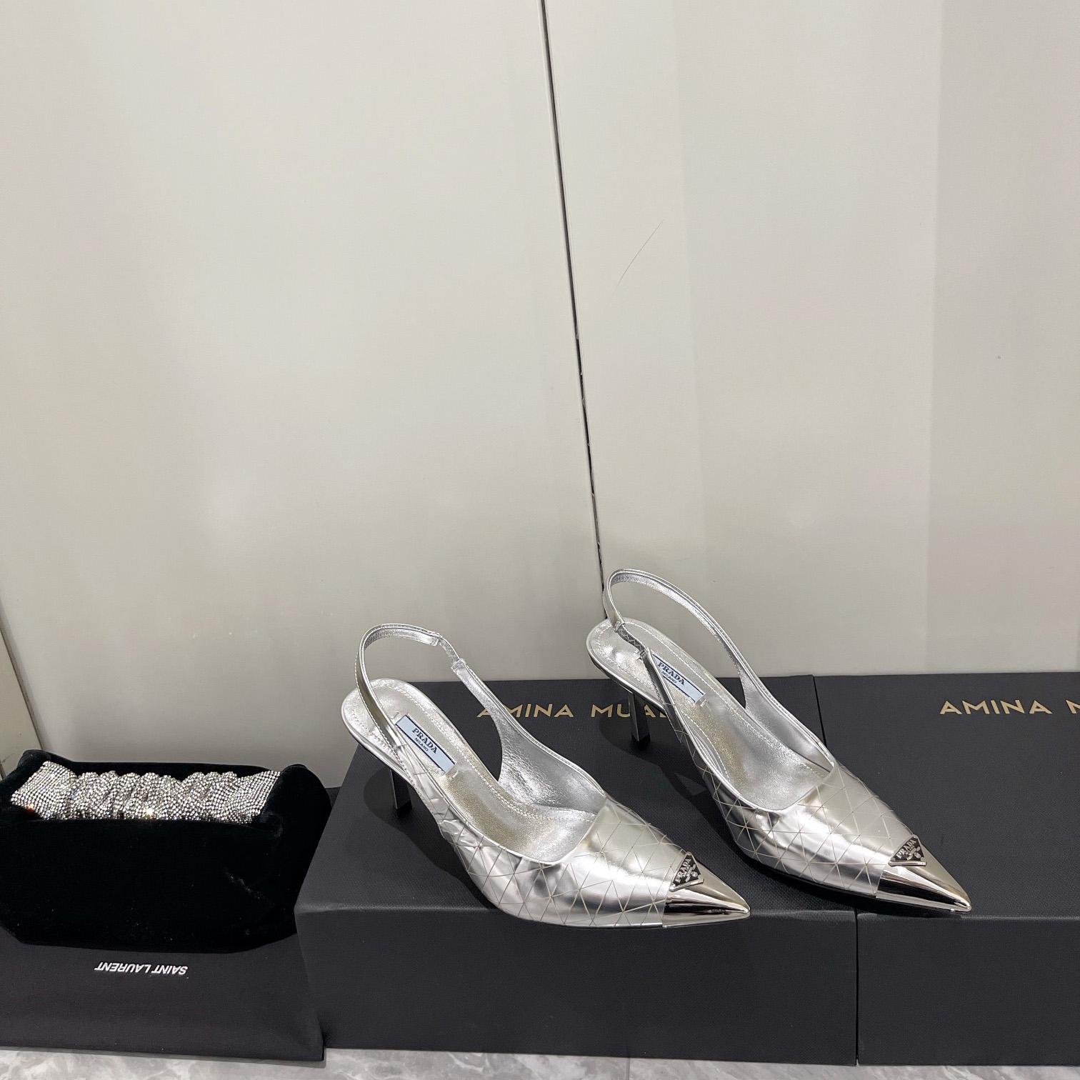 Prada 75mm Slingback Pump - EUR FASHION