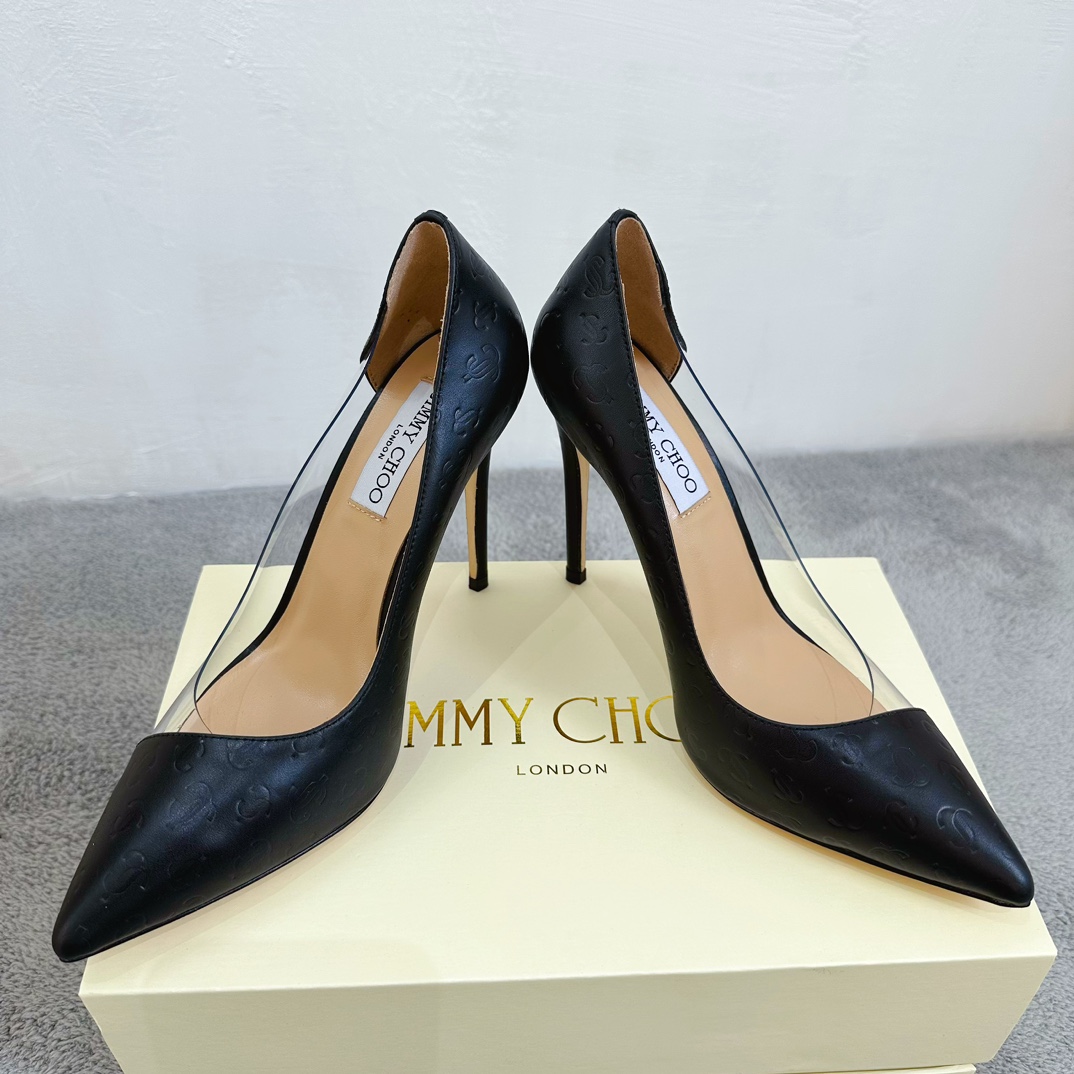 Jimmy Choo Leathre Cass Pumps   105mm - EUR FASHION