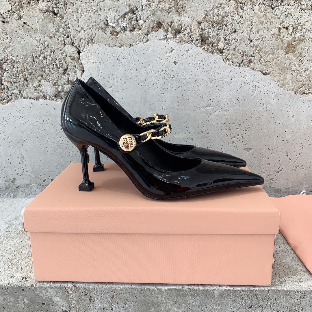 Miu Miu Patent Leather Pumps - EUR FASHION