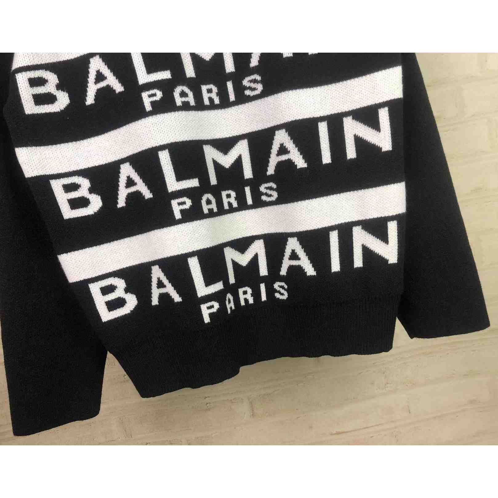 Balmain Wool-blend Crew-neck Sweater - EUR FASHION