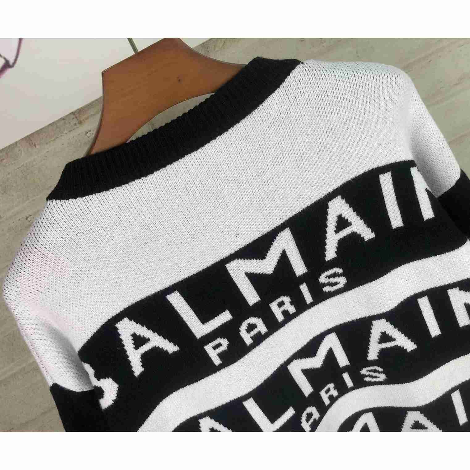 Balmain Wool-blend Crew-neck Sweater - EUR FASHION