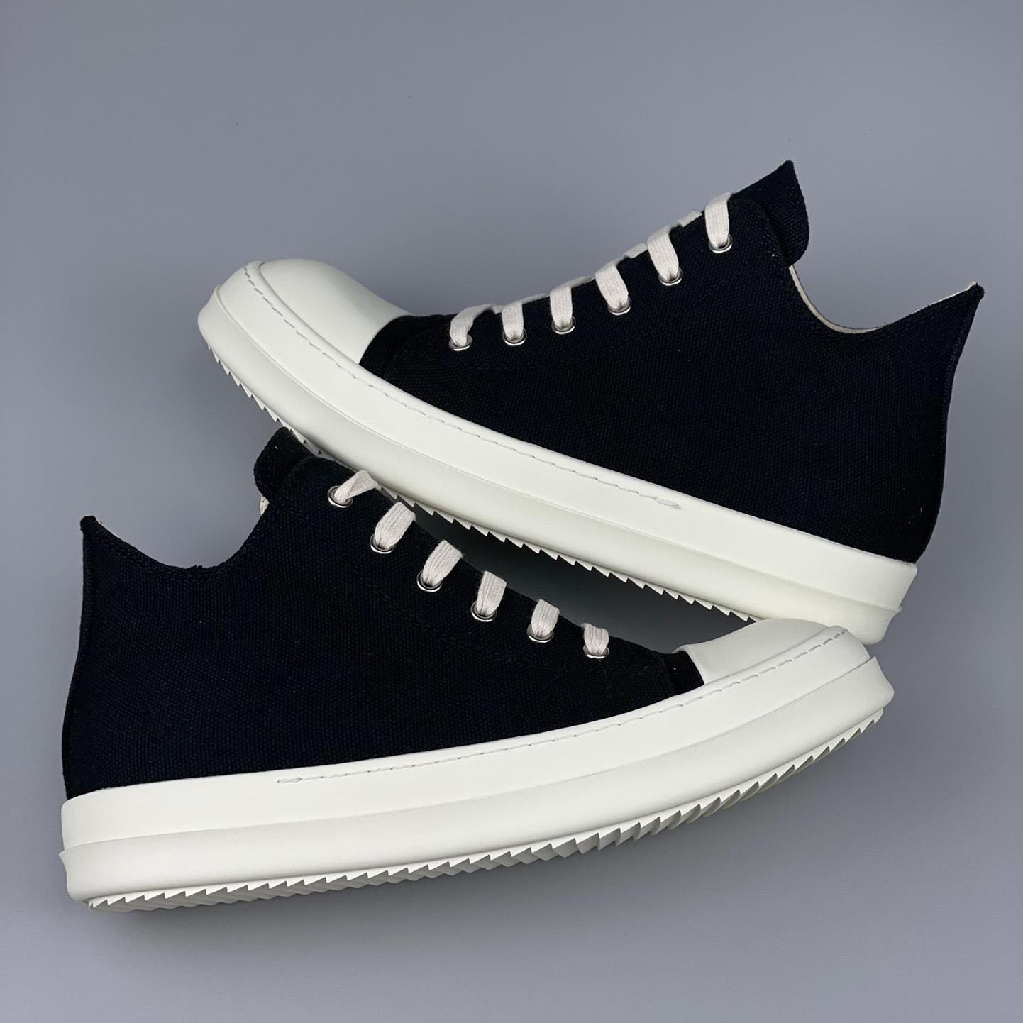 Rick Owens Drkshdw Low Top Ramones Sneakers - EUR FASHION