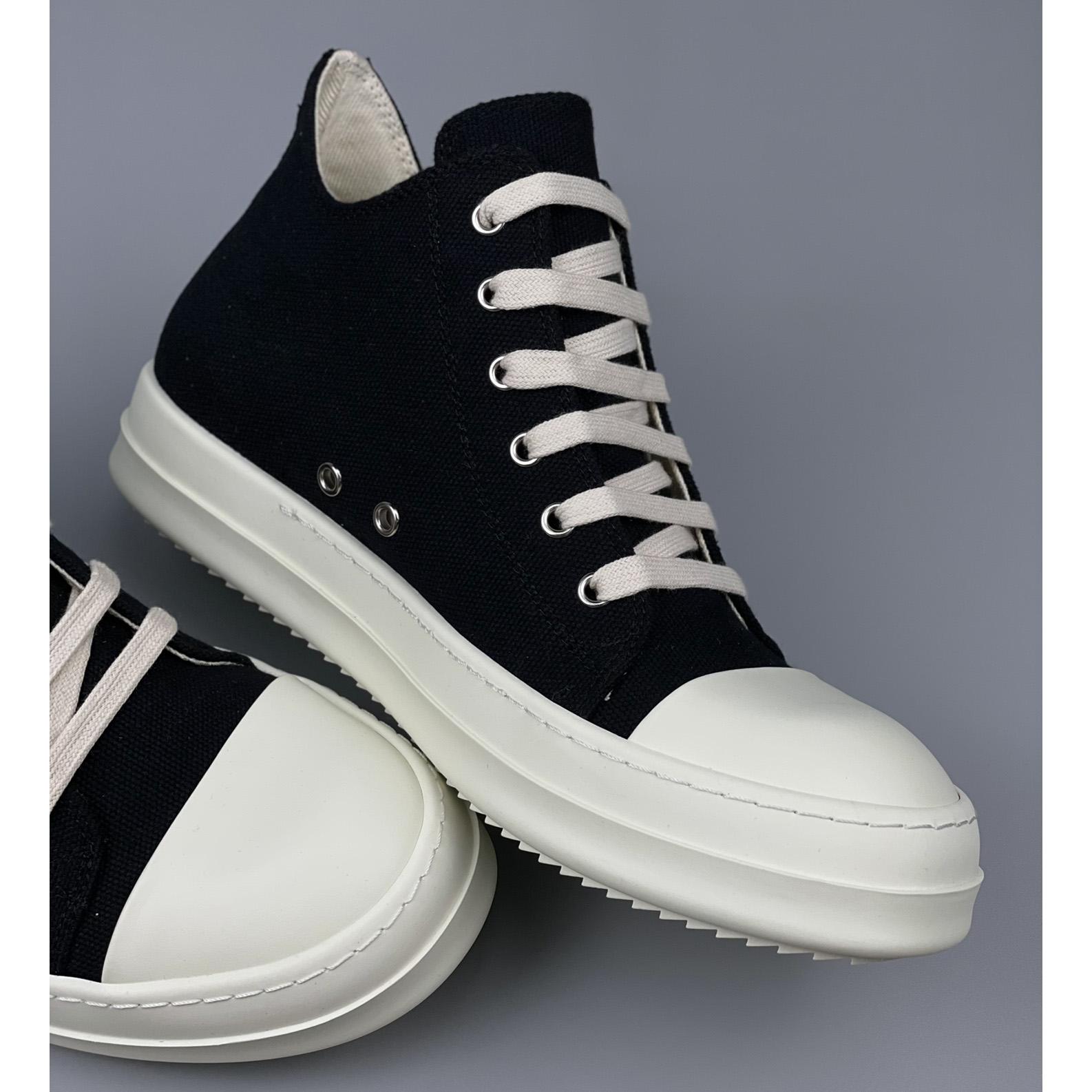 Rick Owens Drkshdw Low Top Ramones Sneakers - EUR FASHION