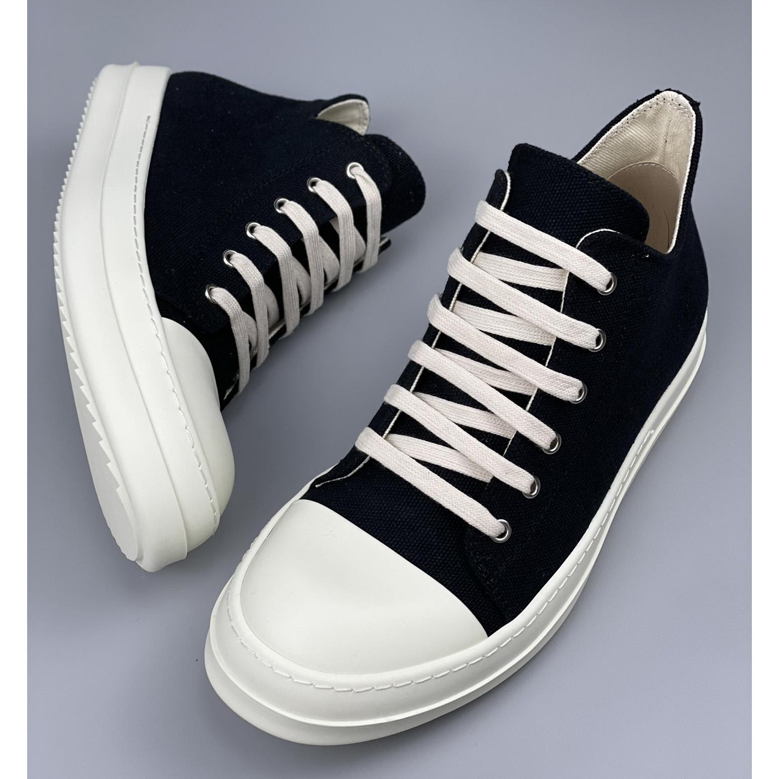 Rick Owens Drkshdw Low Top Ramones Sneakers - EUR FASHION