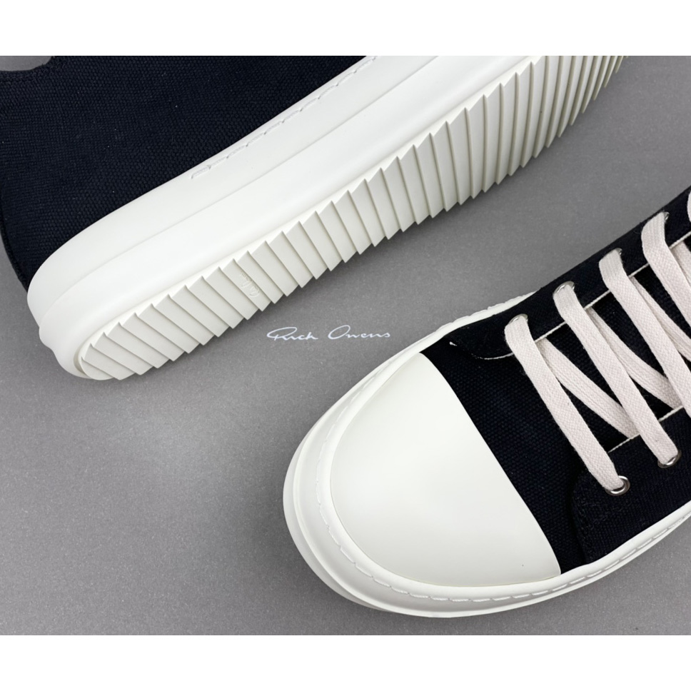 Rick Owens Drkshdw Low Top Ramones Sneakers - EUR FASHION