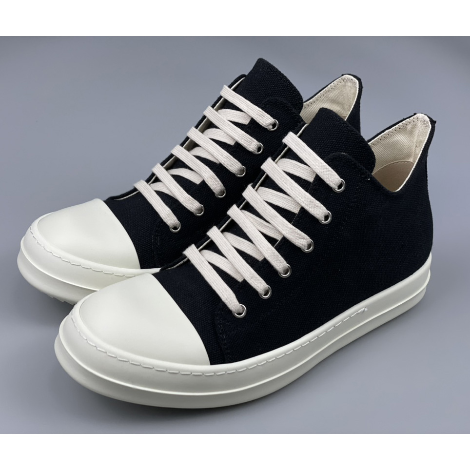 Rick Owens Drkshdw Low Top Ramones Sneakers - EUR FASHION