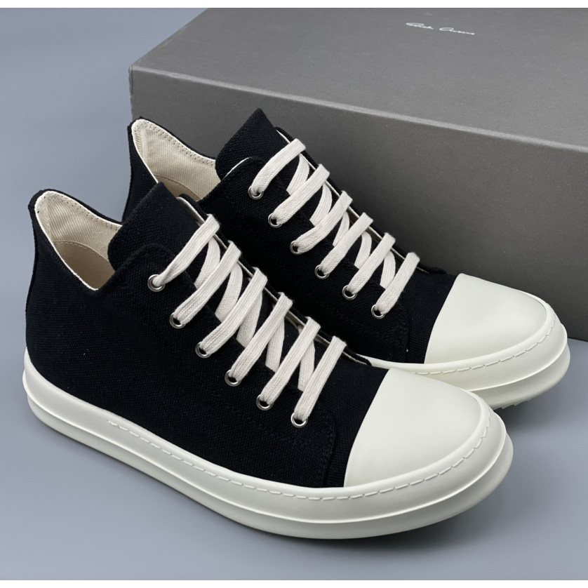 Rick Owens Drkshdw Low Top Ramones Sneakers - EUR FASHION