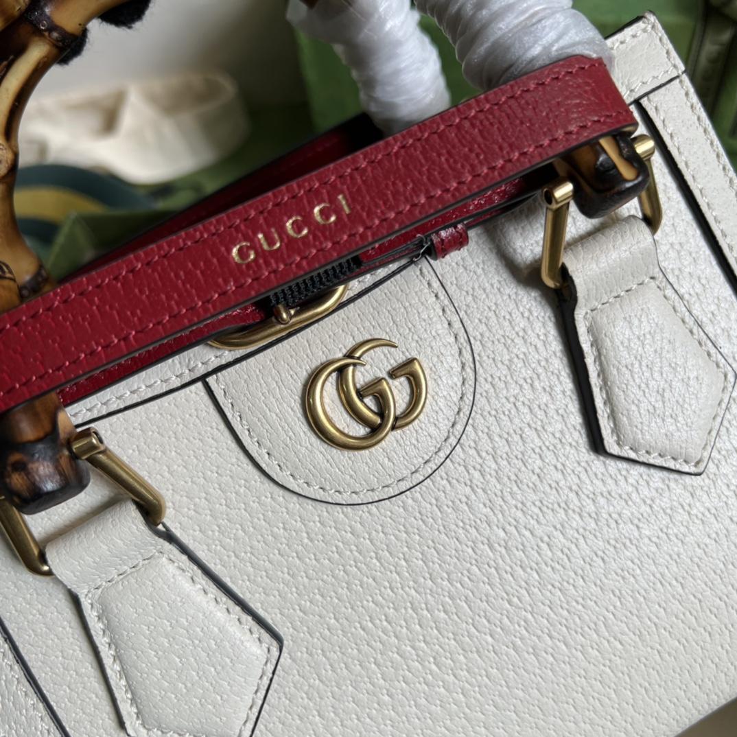 Gucci Diana Mini Tote Bag(20*16*10cm) - EUR FASHION