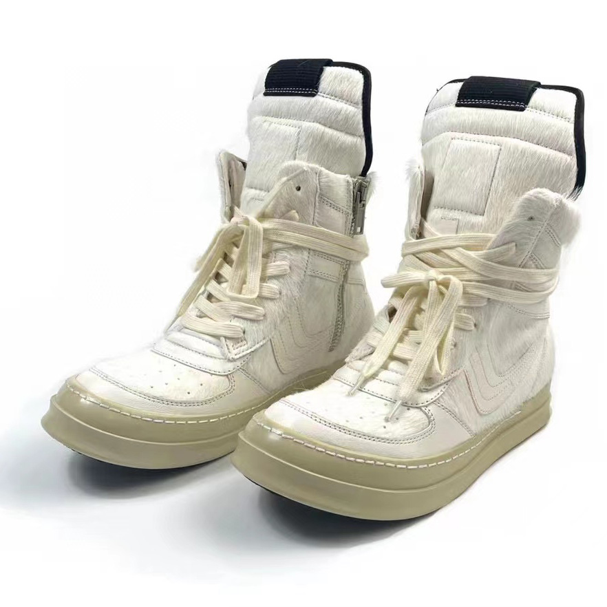 Rick Owens Dunks High-Top Sneakers - EUR FASHION