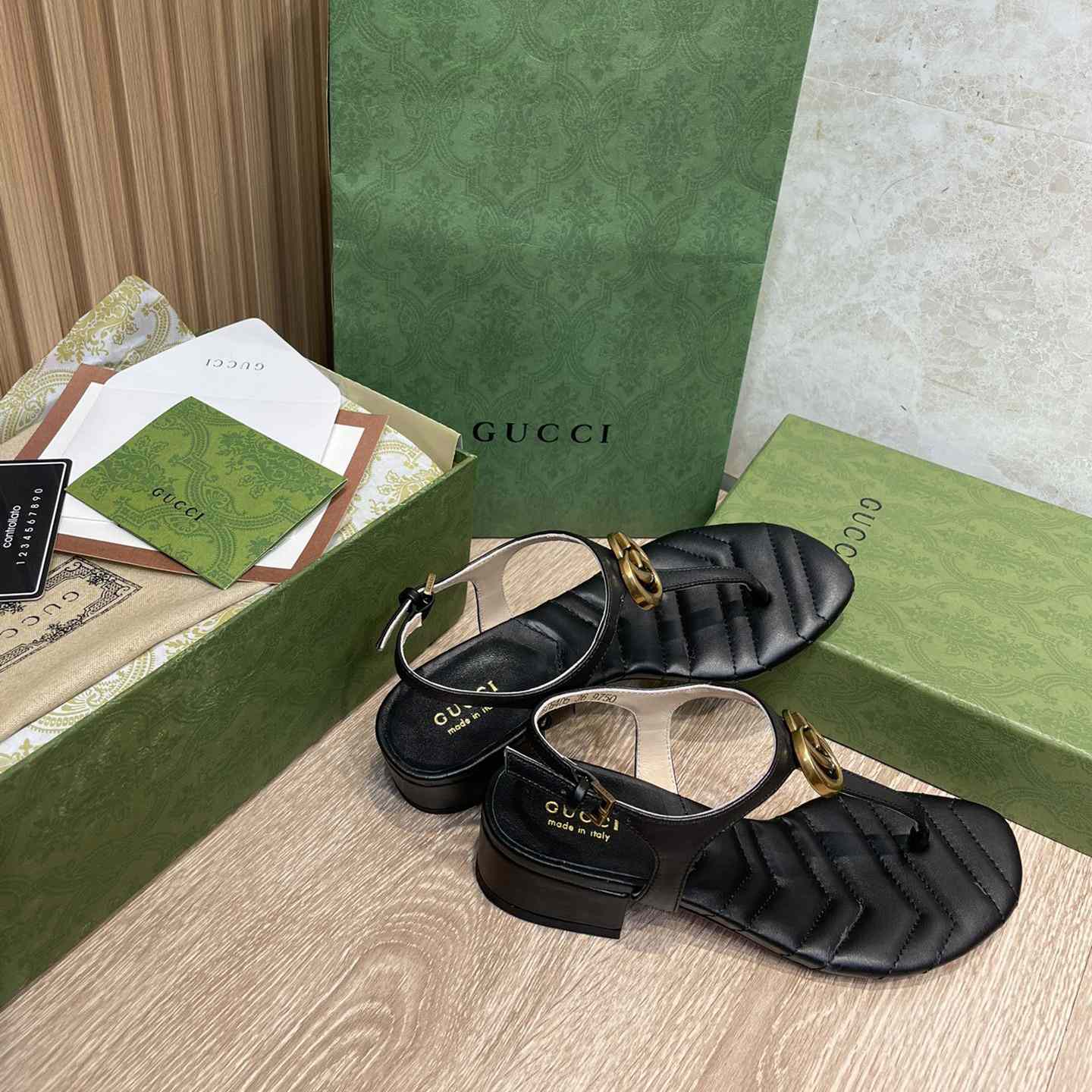 Gucci Women's Double G Sandal - EUR FASHION