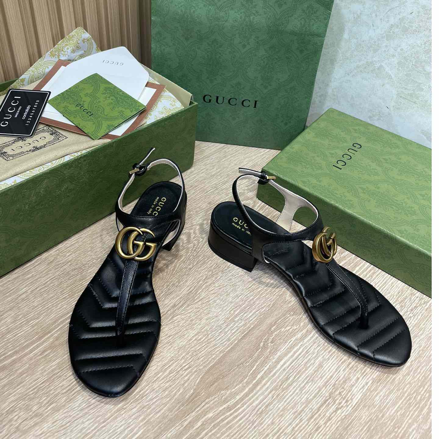 Gucci Women's Double G Sandal - EUR FASHION