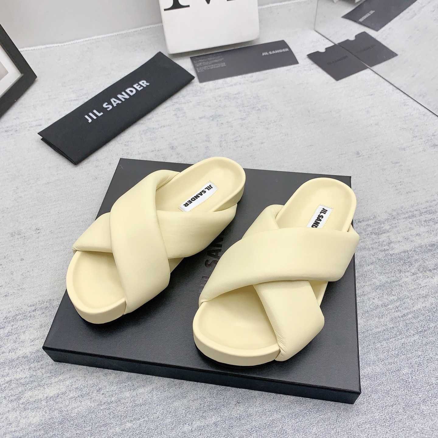 JIl Sander Padded Slides - EUR FASHION