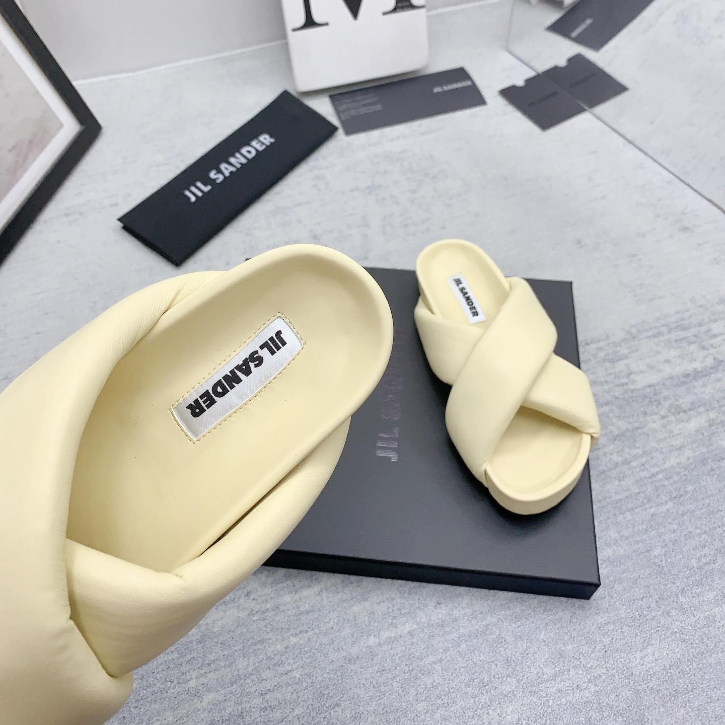 JIl Sander Padded Slides - EUR FASHION