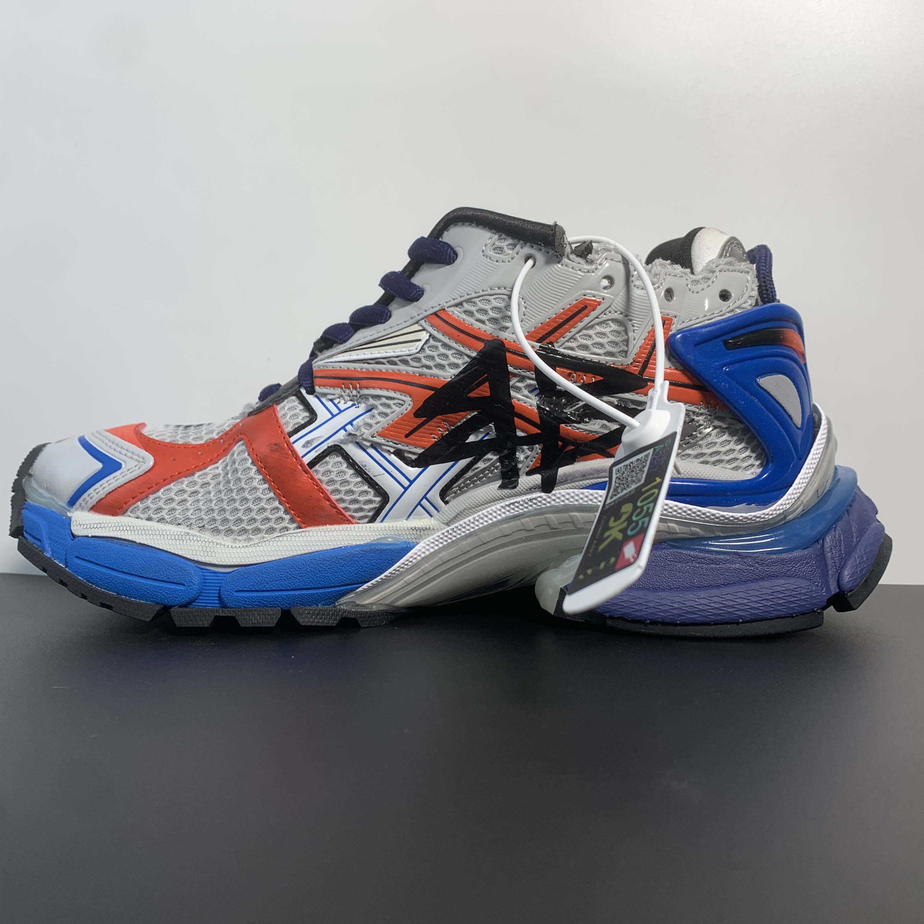 Balenciaga Runner Graffiti Sneaker In Blue - EUR FASHION