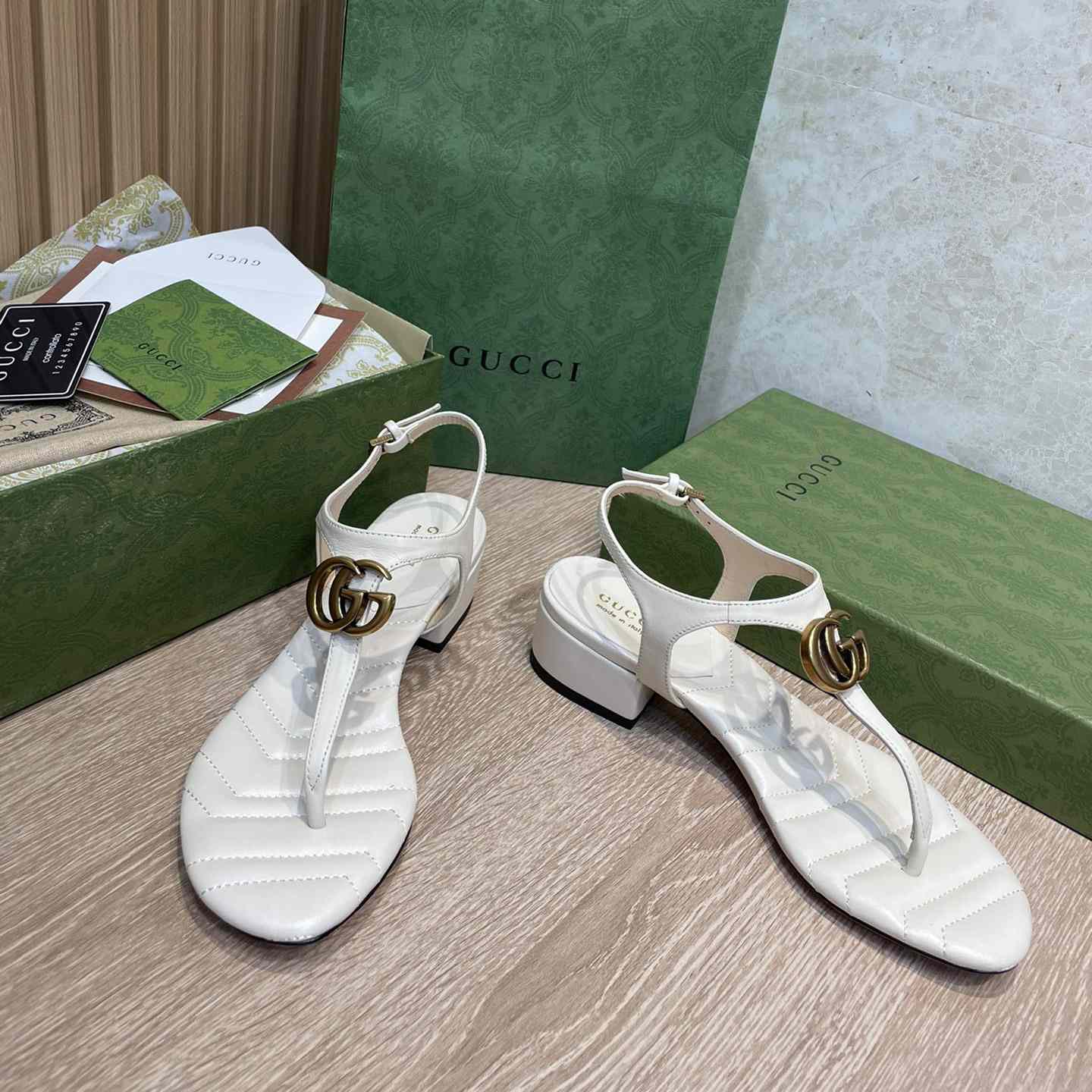 Gucci Women's Double G Sandal - EUR FASHION