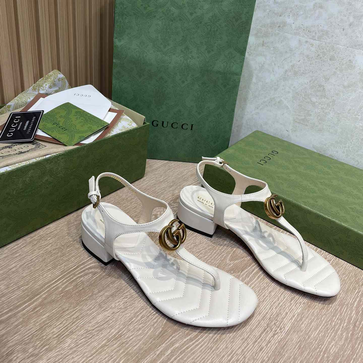 Gucci Women's Double G Sandal - EUR FASHION