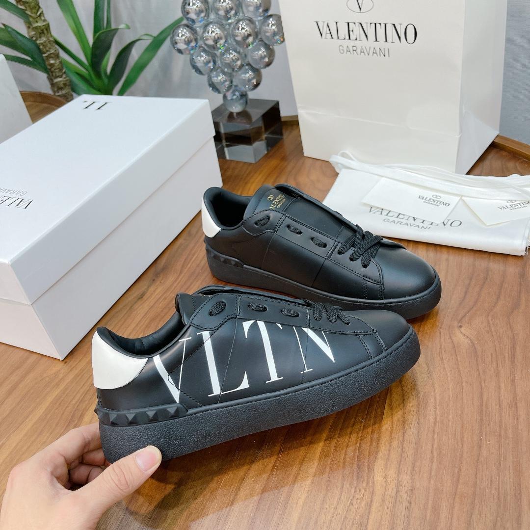 Valenti Open Sneaker With VLTN Print - EUR FASHION