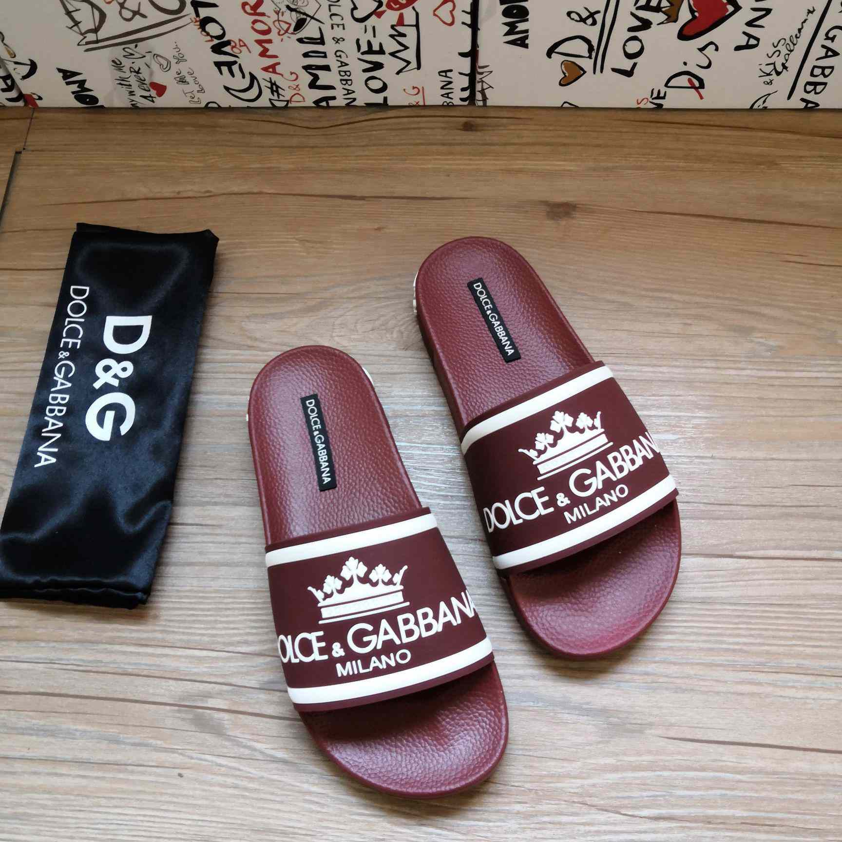 Dolce & Gabbana Logo Slides - EUR FASHION