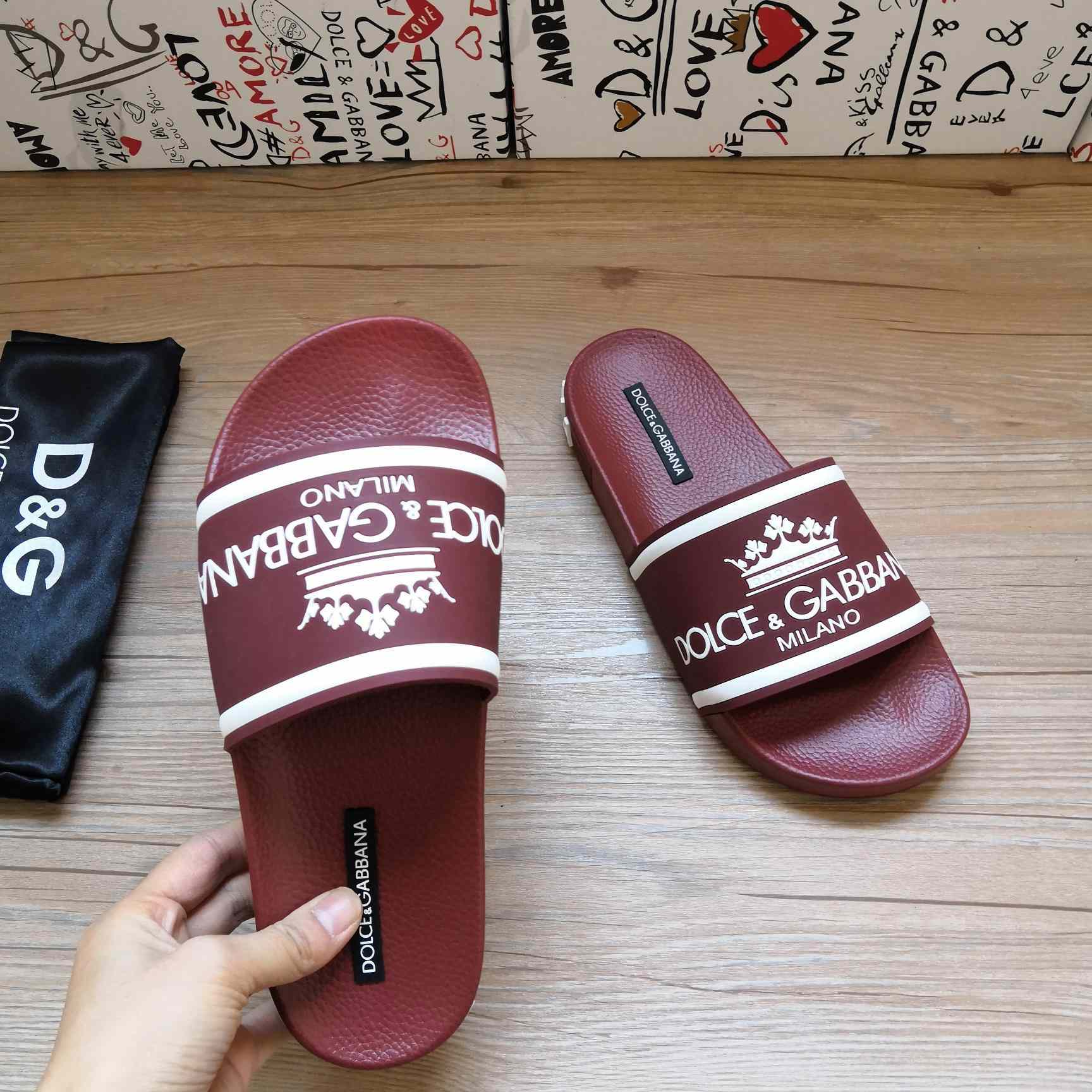 Dolce & Gabbana Logo Slides - EUR FASHION