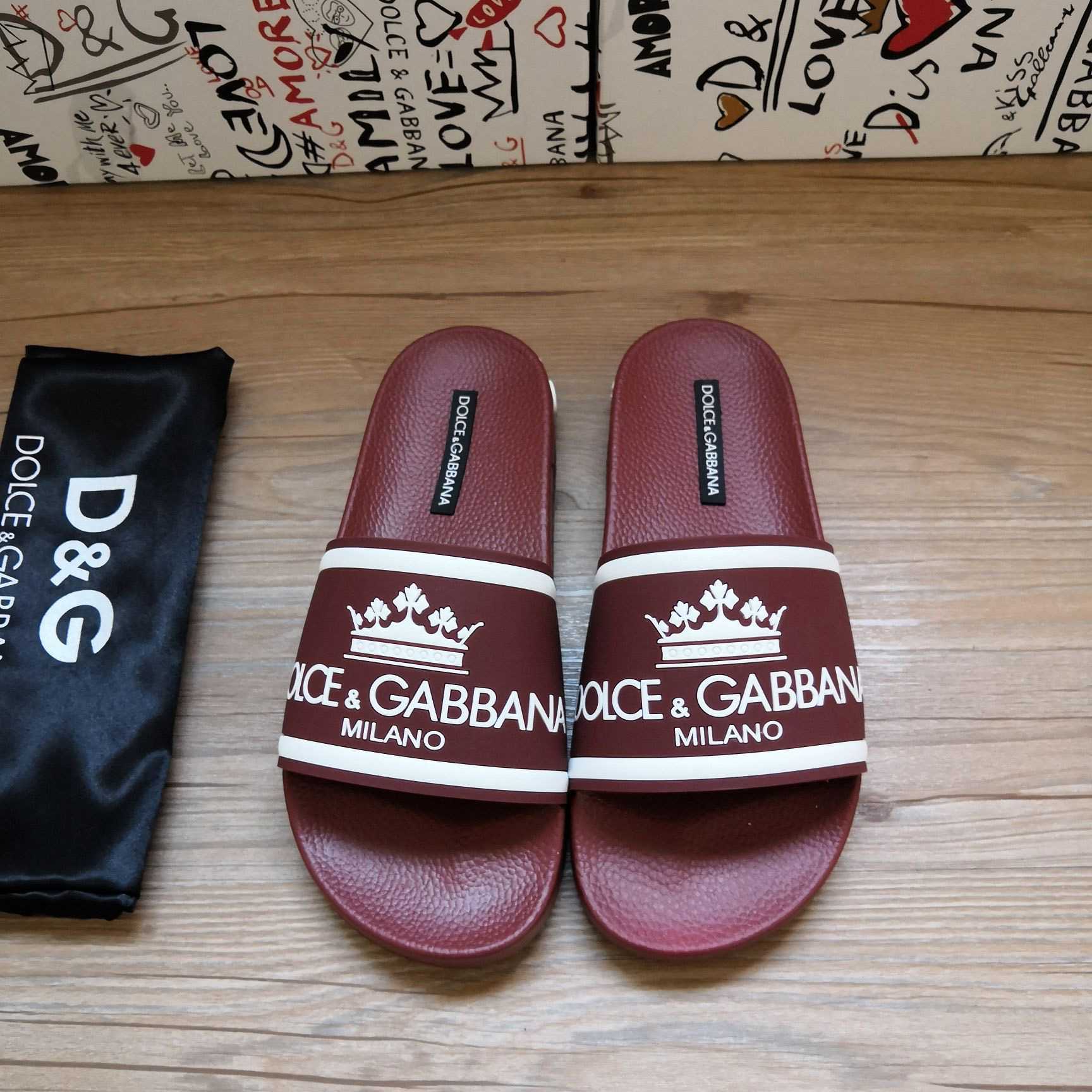 Dolce & Gabbana Logo Slides - EUR FASHION