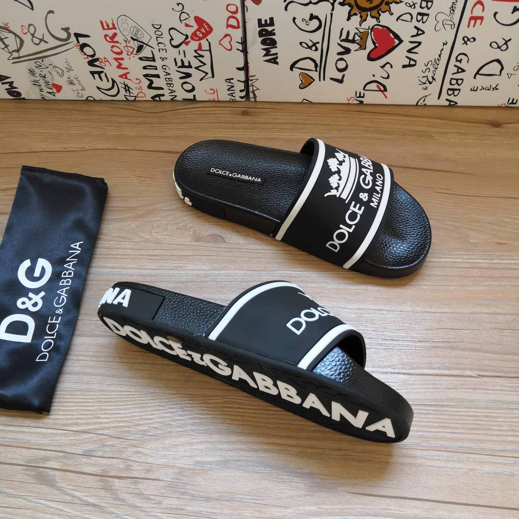 Dolce & Gabbana Logo Slides - EUR FASHION