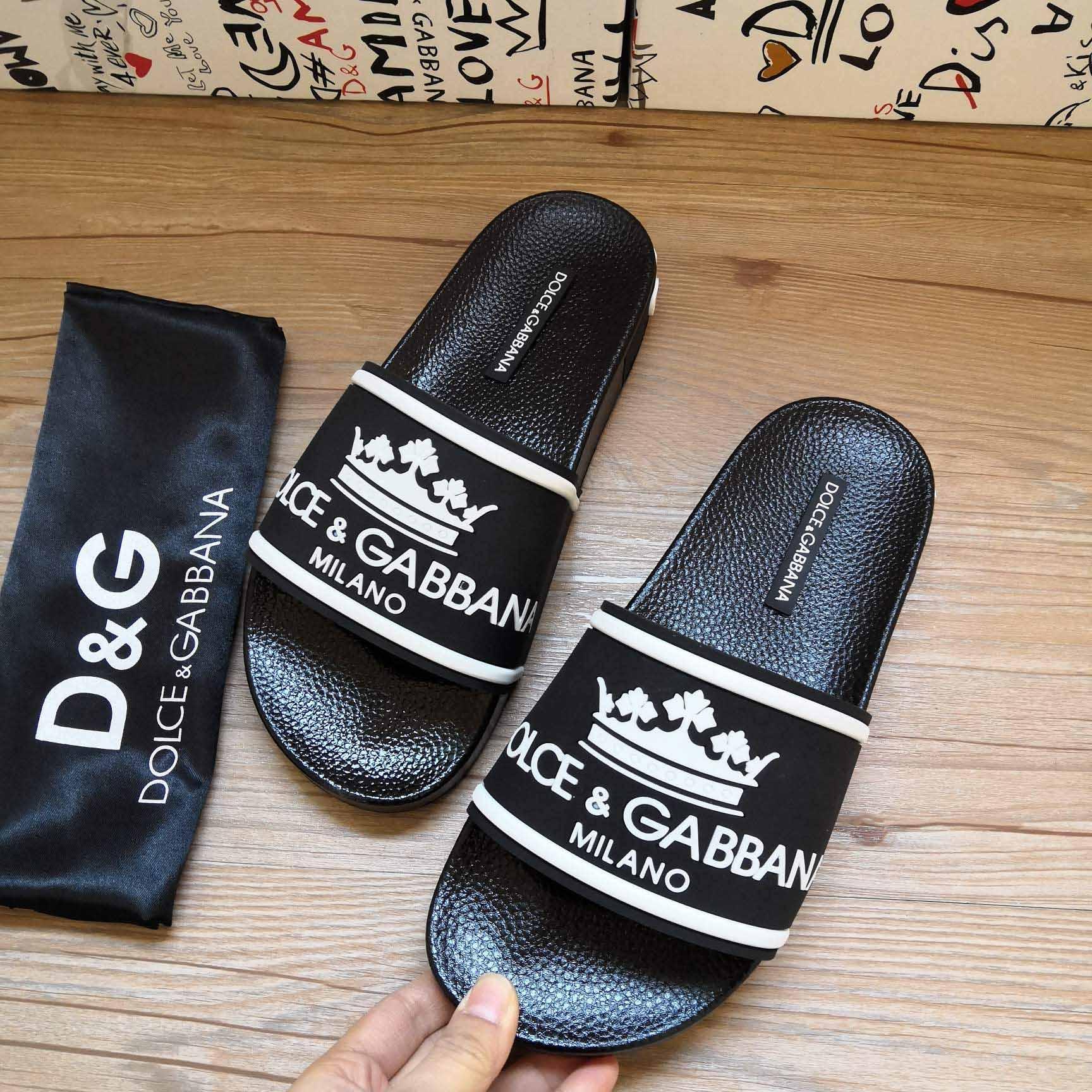 Dolce & Gabbana Logo Slides - EUR FASHION