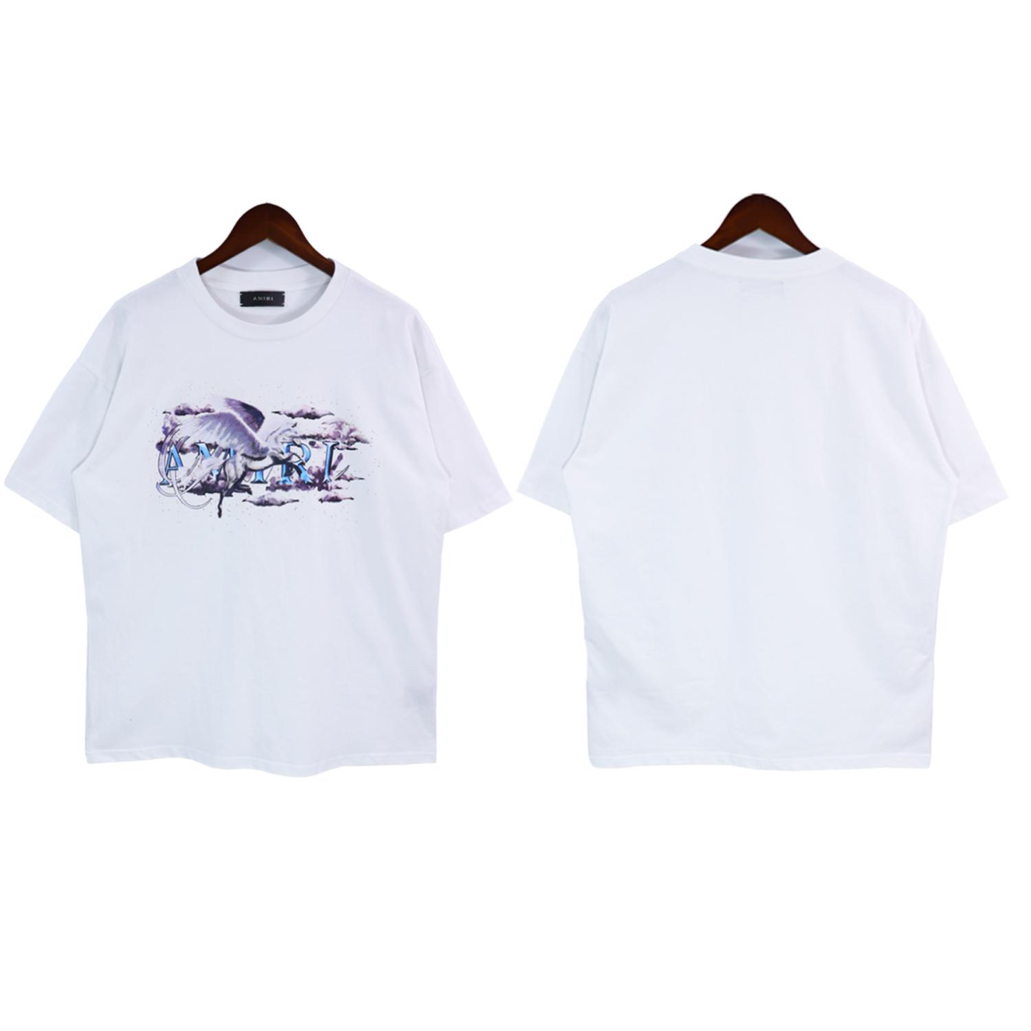 Amiri Pegasus Script Logo Tee - EUR FASHION