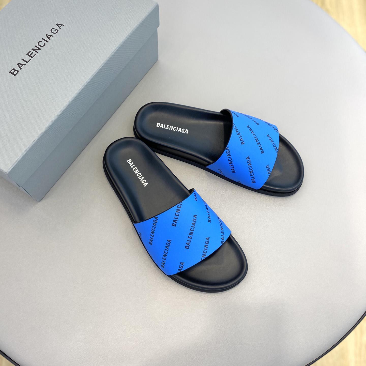 Balenciaga Logo Slide Sandal  - EUR FASHION