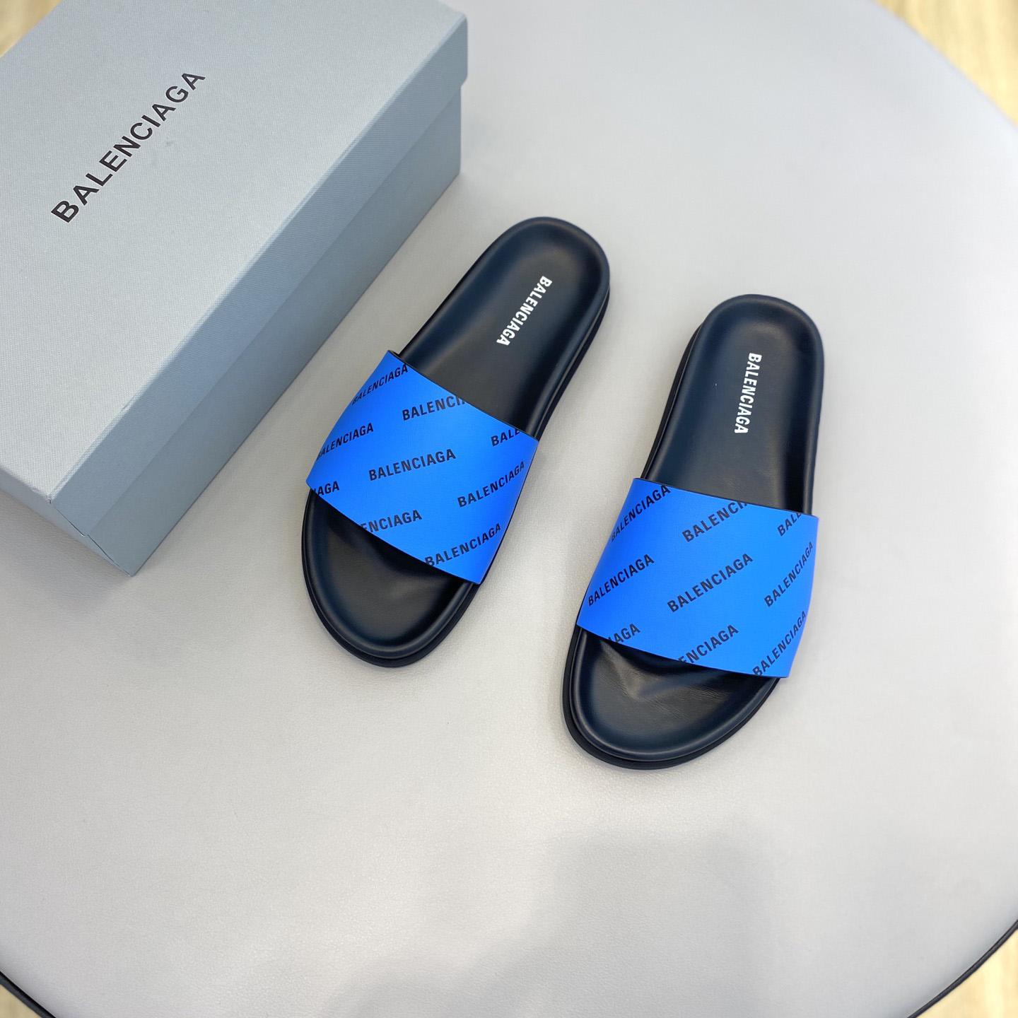 Balenciaga Logo Slide Sandal  - EUR FASHION