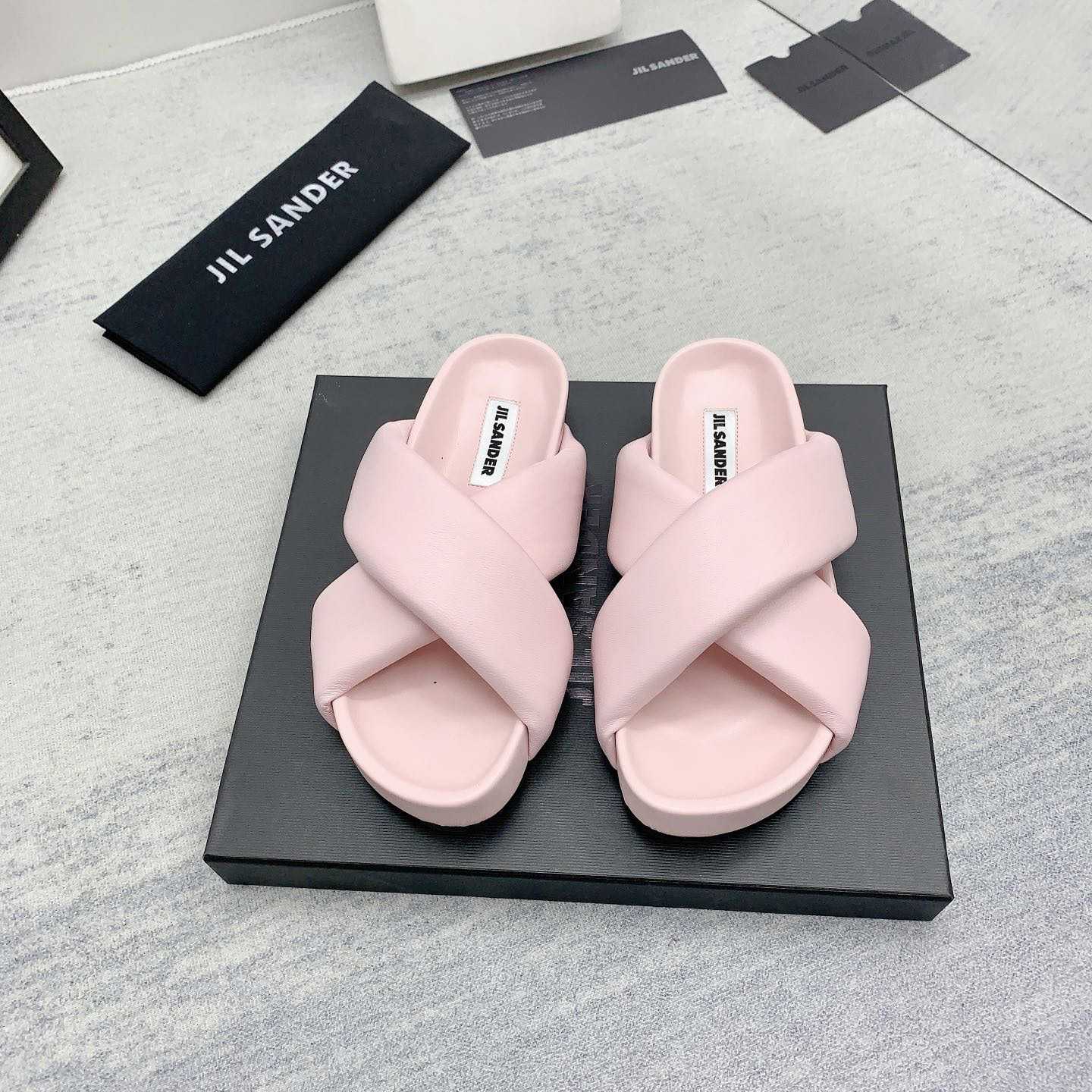 JIl Sander Padded Slides - EUR FASHION