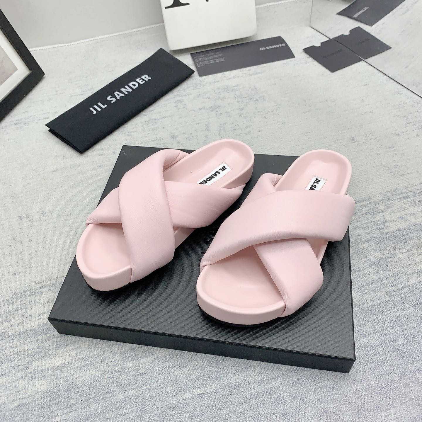 JIl Sander Padded Slides - EUR FASHION