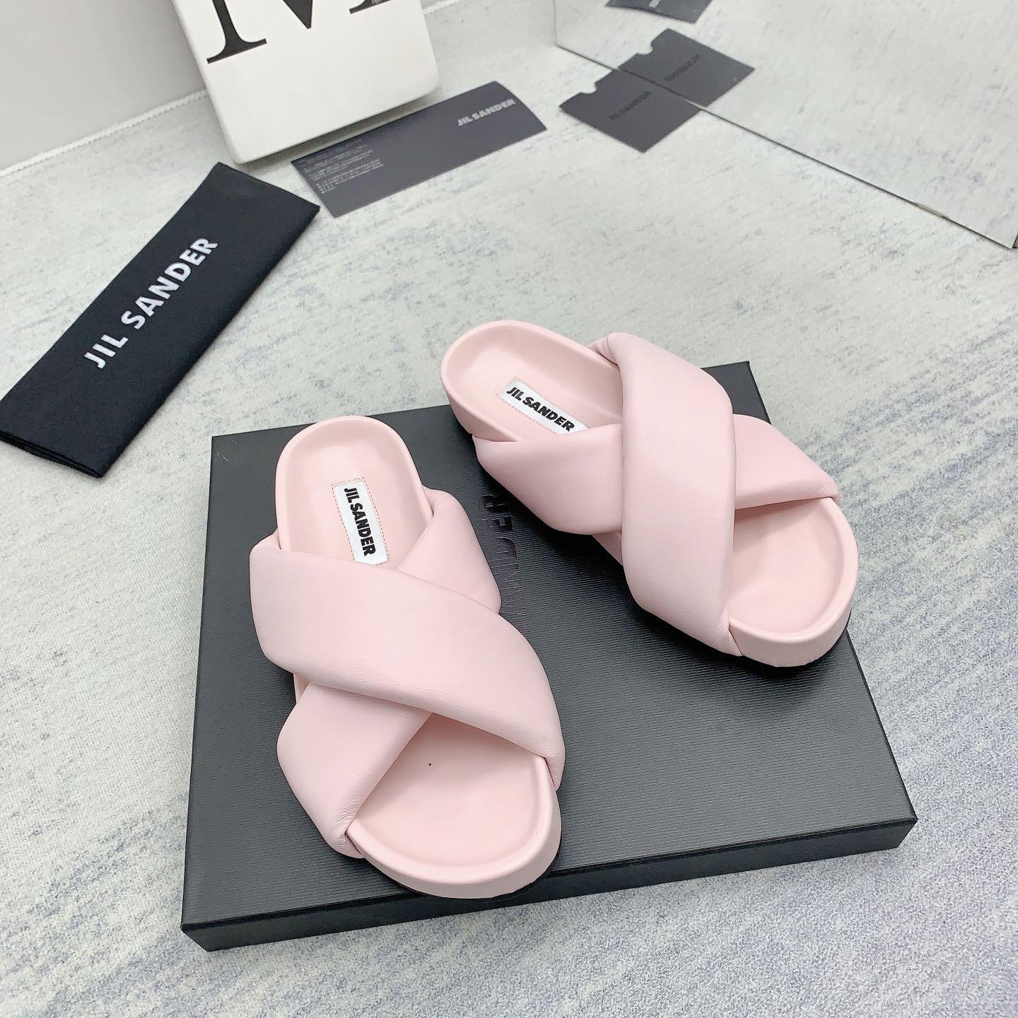 JIl Sander Padded Slides - EUR FASHION