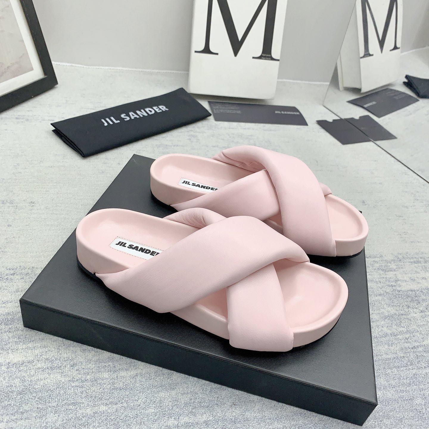 JIl Sander Padded Slides - EUR FASHION