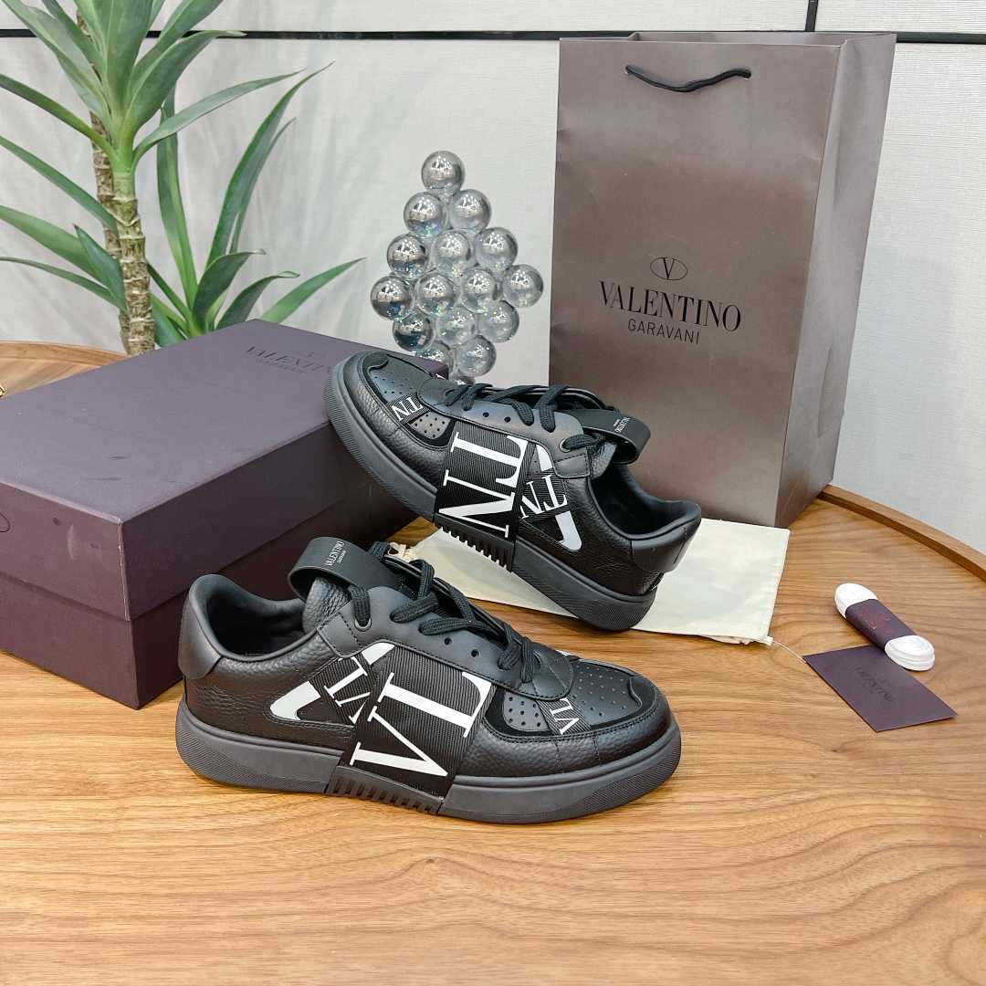 Valenti Low-top Calfskin VL7N Sneaker With Bands - EUR FASHION