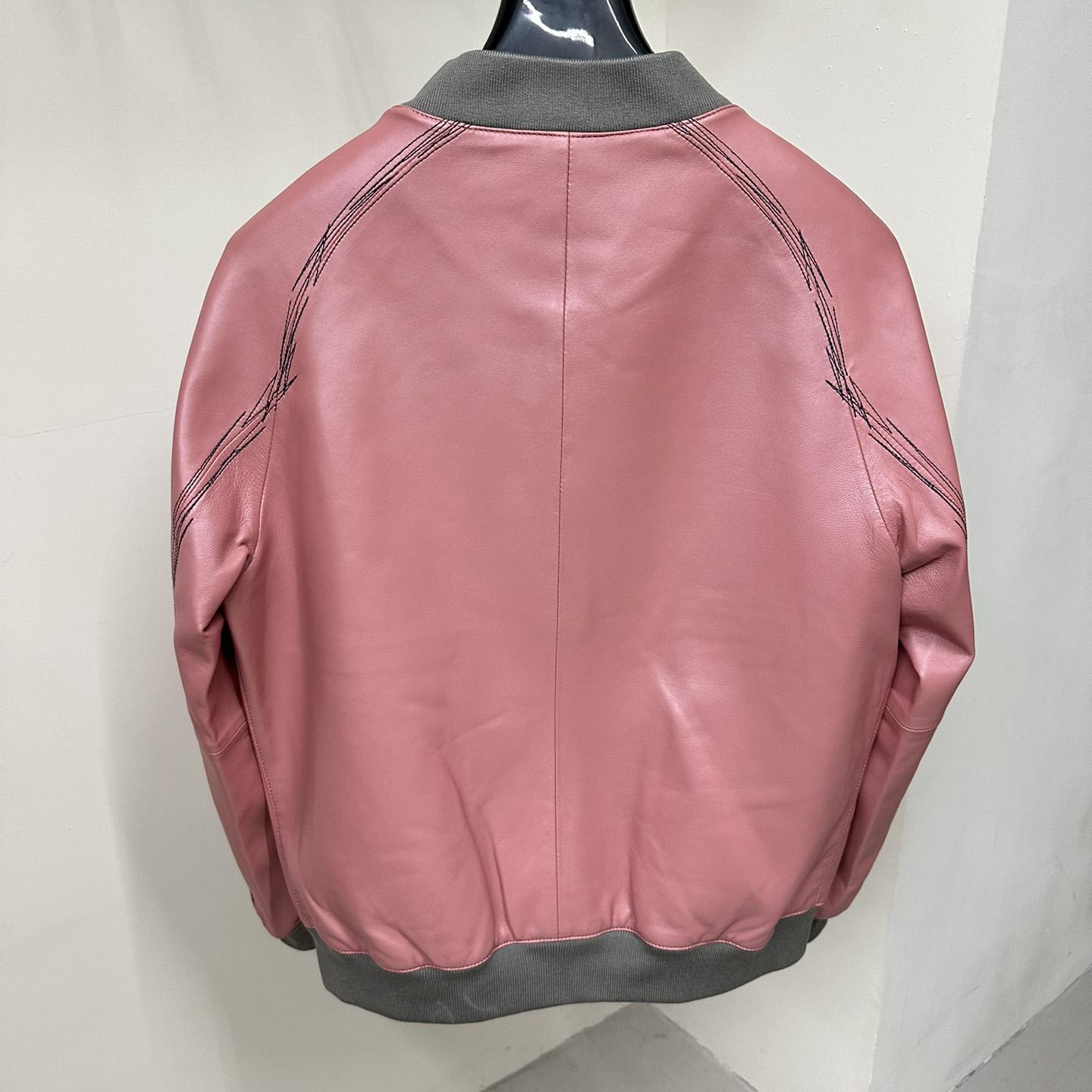 Hermes Jacket In Pink Calfskin - EUR FASHION