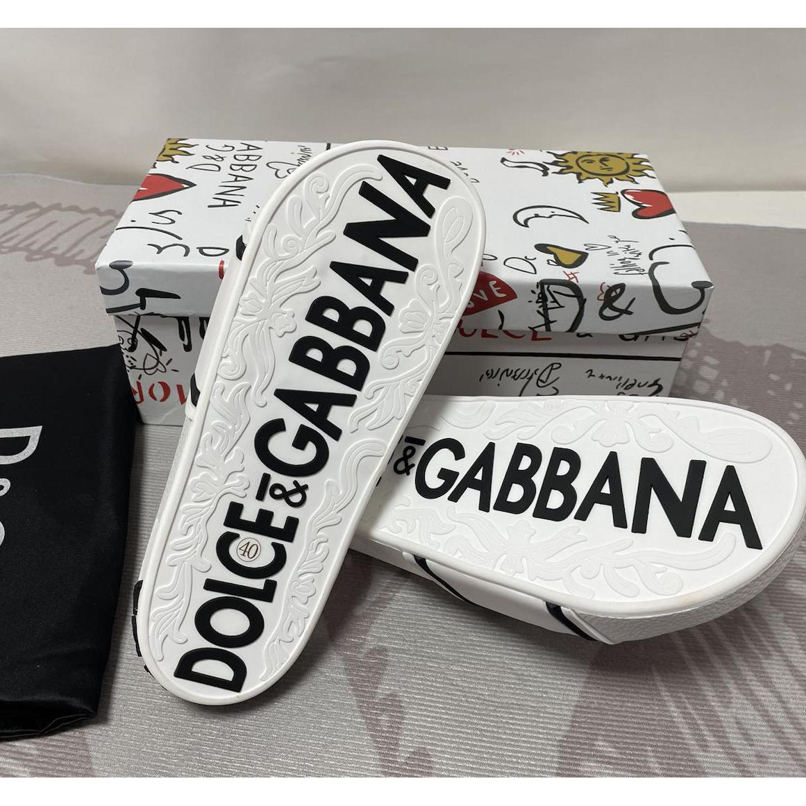 Dolce & Gabbana Logo Slides - EUR FASHION