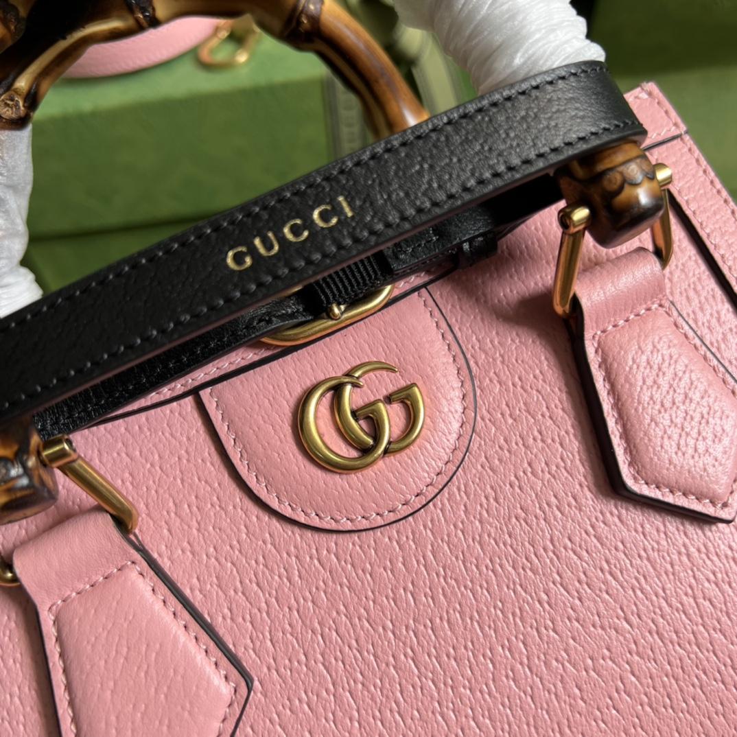 Gucci Diana Mini Tote Bag(20*16*10cm) - EUR FASHION