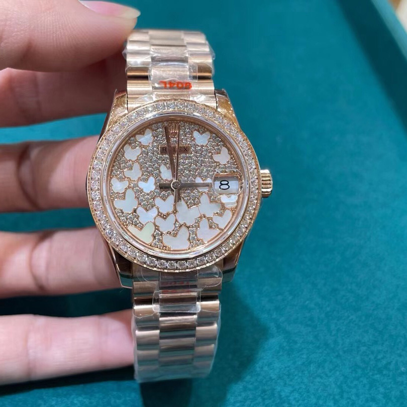 Rolex Rose Gold Datejust 31 Watch - EUR FASHION