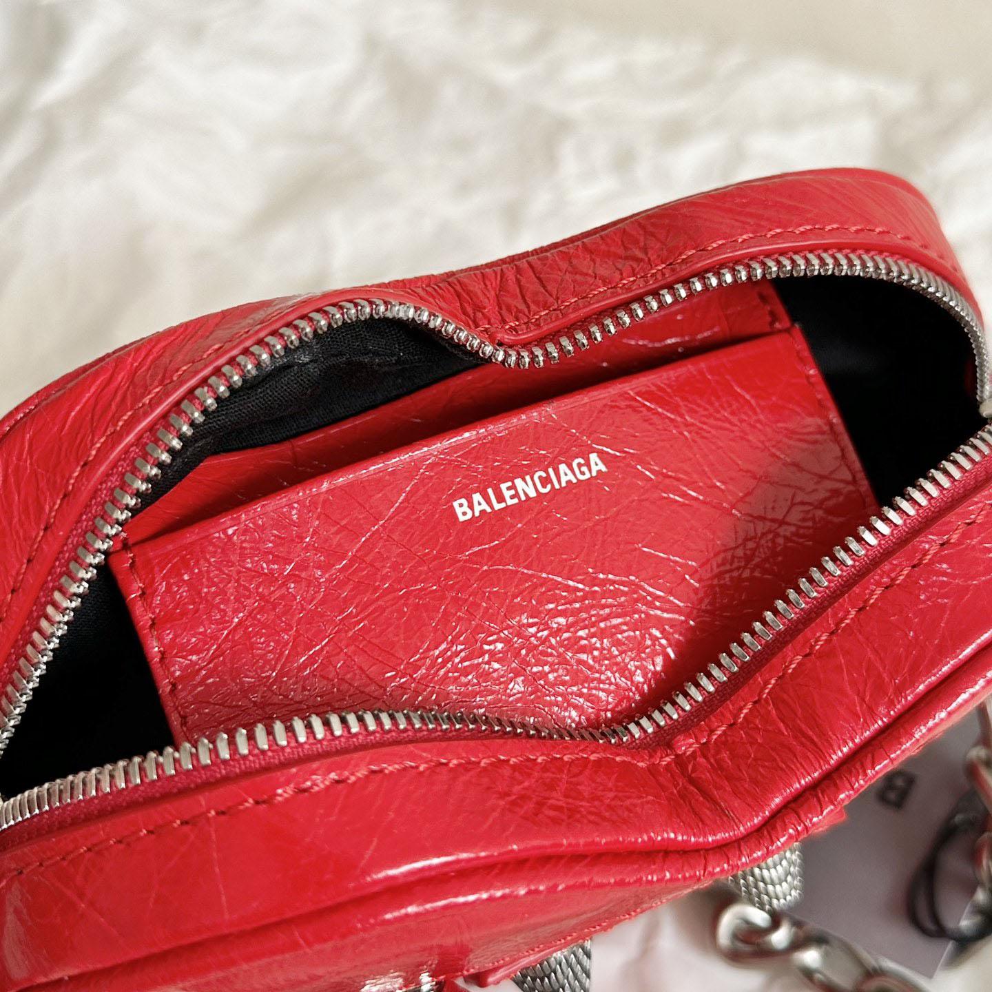 Balenciaga Le Cagole Heart Mini Bag In Red (16-12.7-4.5cm) - EUR FASHION