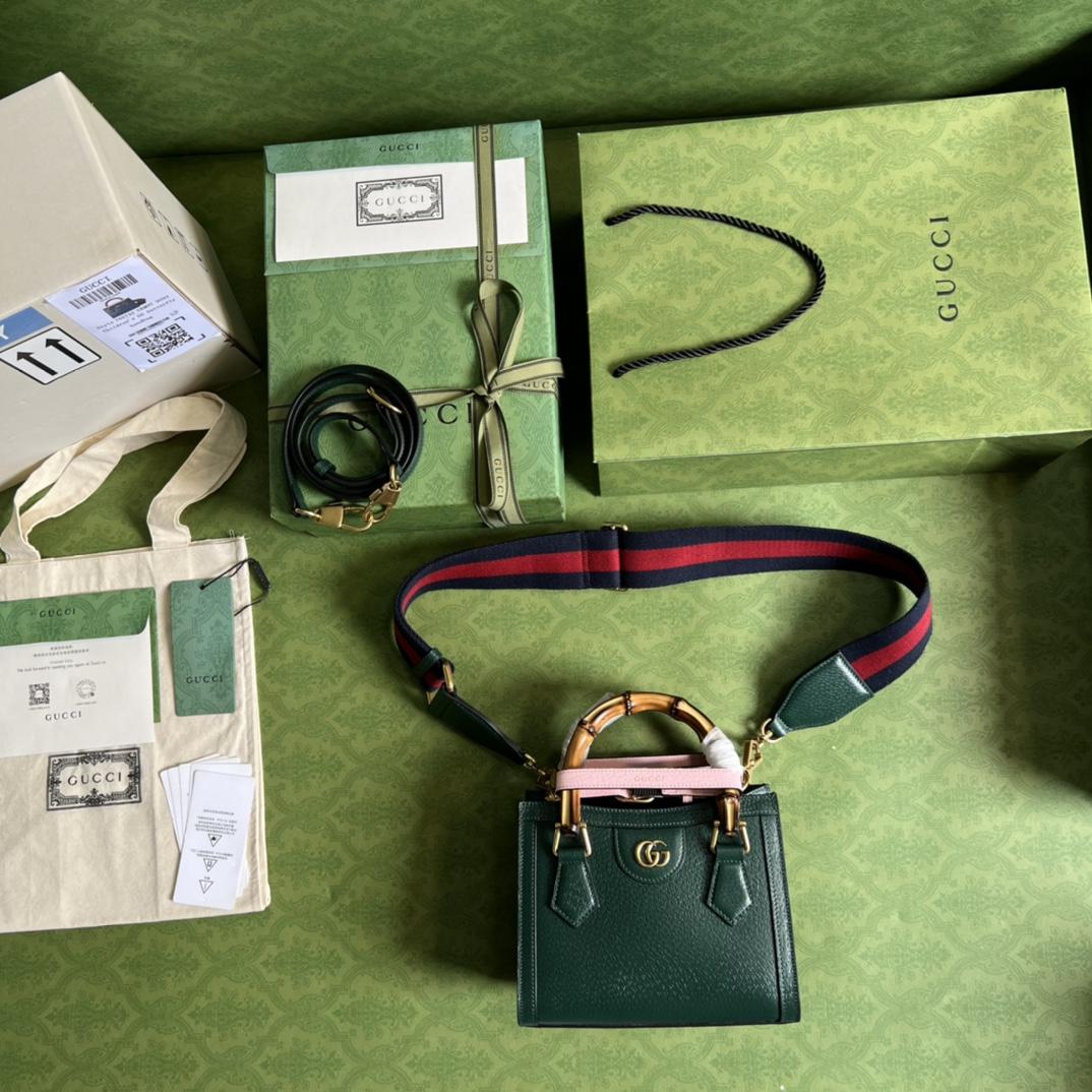 Gucci Diana Mini Tote Bag(20*16*10cm) - EUR FASHION