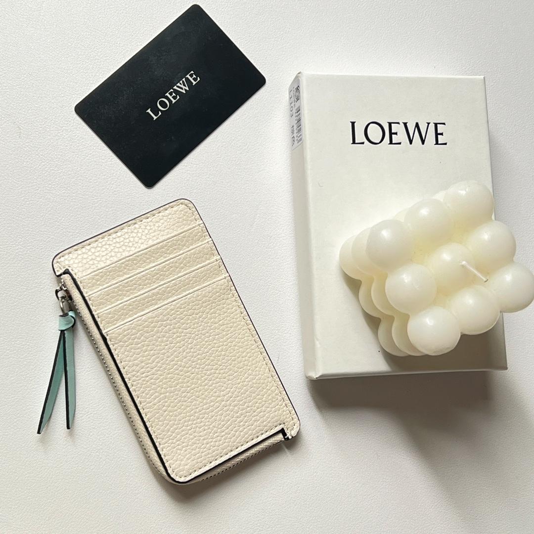 Loewe Coin Cardholder In Soft Grained Calfskin - EUR FASHION